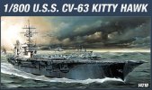 Academy 14210 - 1/800 CV-63 USS Kittyhawk (AC 1444)