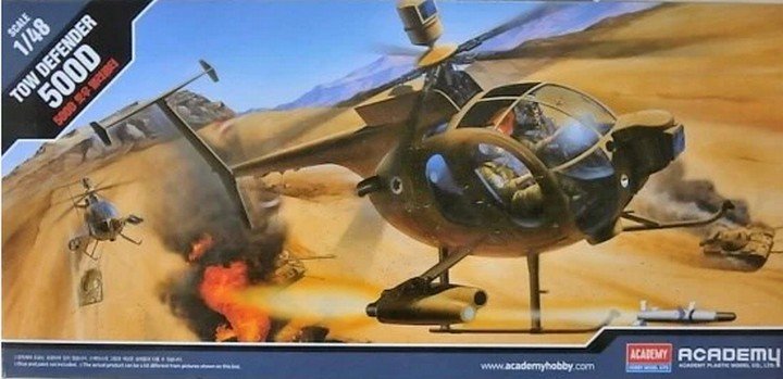 Academy 12250 - 1/48 Hughes 500D Tow Defender Helicopter (AC 1644)