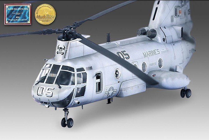 Academy 12283 - 1/48 CH-46 Bull Frog Helicopter Model Kit