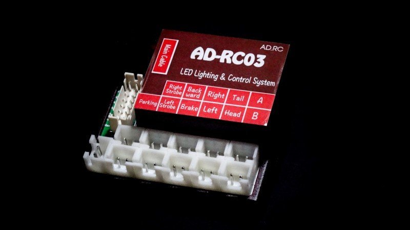 Lighting Control System Set AD-RC-03 1/10 Touring Car Multi-Functional LED 20pcs