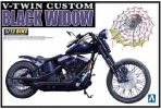 Aoshima #AO-00342 - 1/12 No.97 V-Twin Custom Black Widow