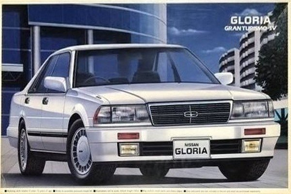 Aoshima #AO-01791 - 1/24 19 Nissan Y31 Gloria (Model Car)