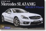 Aoshima #AO-47866 - No.07 Mercedes Benz SL 63 AMG with Option Wheel (Model Car)