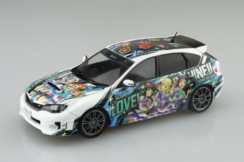 Aoshima 1/24 Model Itasha Car Love Live Sunshine Subaru GRB