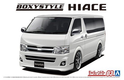 Aoshima 05895 - 1/24 Boxystyle TRH200V Hiace Super GL 2010 Toyota The Tuned Car No.3