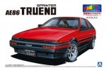 Aoshima 05315 - 1/24 Toyota AE86 Trueno '83 (Red/Black) Pre Painted Model No.SP