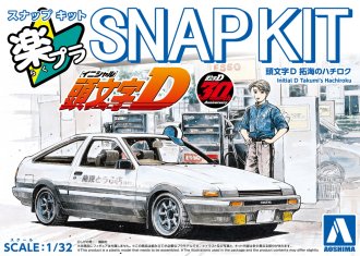 Aoshima 06469 - 1/32 Initial D Toyota AE86 Snap Kit #CM1