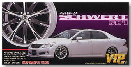 Aoshima #AO-46425 - 1/24 No.81 Varianza SCHWERT SC4 20 inch Wheel & Tires