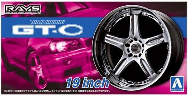 Aoshima 05461 - 1/24 Volk Racing GT-C 19 Inch The Tuned Parts No.70