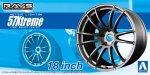 Aoshima 05301 - 1/24 Rays Wheels Gram Lights 57 Extreme 18 Inch The Tuned Parts No.23