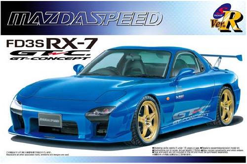 Aoshima #AO-04217 - 1/24 No.60 Mazda Speed FD3S RX-7  A-Spec Type GT-C