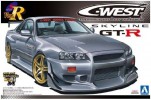 Aoshima #AO-04101 - 1/24 No.85 C-WEST Skyline R34 GT-R