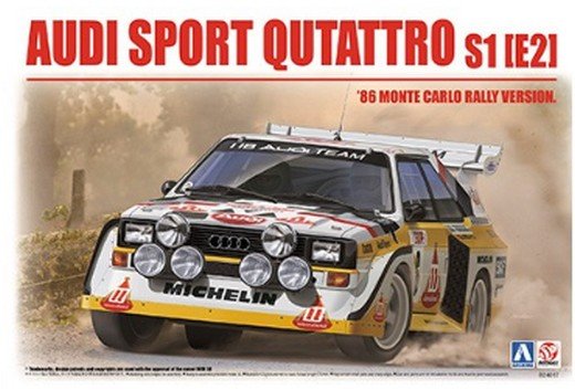 Aoshima 10398 - 1/24 Audi Sport Quattro S1 (E2) \'86 Mote Carlo Rally Version Beemax No.21