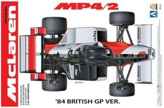 Aoshima 08189 - 1/20 McLaren MP4/2 1984 British GP Model Kit