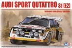 Aoshima 03982 - 1/24 Audi Sport Qutattro S1(E2) 1986 Monte Carlo Rally Verion Beemax No.21