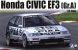 Aoshima AO-08458 - 1/24 Beemax No.6 Honda Civic EF3 Gr.A 1989 PIAA