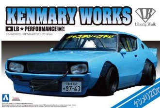Aoshima AO-01147 - 1/24 LB Works Skyline C110 Kenmary 2Dr 2014