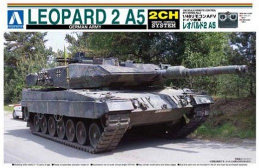 Aoshima AO-00146 - 1/48 Remote Control AFV No.2 Germany Leopard 2 A5