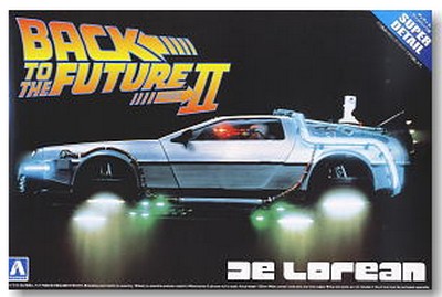 Aoshima #AO-06184 - 1/24 Movie Mechanical SP08 Back to the Future De Lorean Part II SD