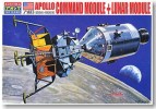 Aoshima #AO-04747 - 1/96 SS-1 Apollo Command Module + Lunar Module (Plastic model)