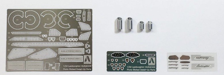 Aoshima 01708 - Common Photo-Etched Parts for Lamborghini Huracan