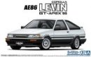 Aoshima 06931 - 1/24 Toyota AE86 Corolla Levin GT-APEX 1985 The Model Car No.17