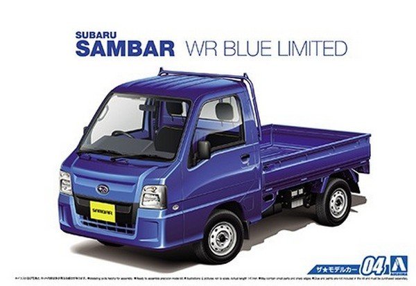 Aoshima 05155 - 1/24 Subaru Sambar WR Blue Ltd. TT1 \'11 No.4