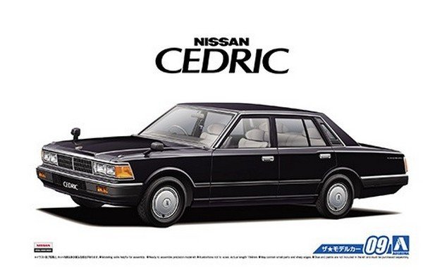 Aoshima 05160 - 1/24 Nissan 430 Cedric Sedan 200E GL \'81 No.09