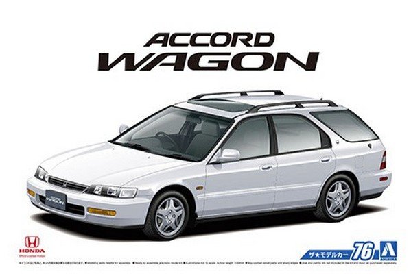 Aoshima 05573 - 1/24 Honda CF2 Accord Wagon SiR 1996 The Model Car No.76