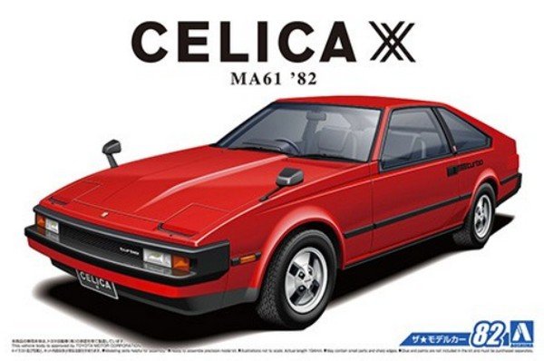 Aoshima 05613 - 1/24 Toyota MA61 CelicaXX 2800GT 1982 The Model Car No.82