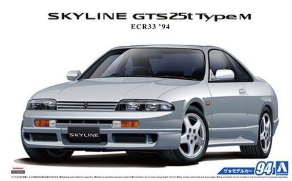Aoshima 05654 - 1/24 Nissan Skyline GTS 25t Type M ECR33 '94 No.94 The Model Car No.94
