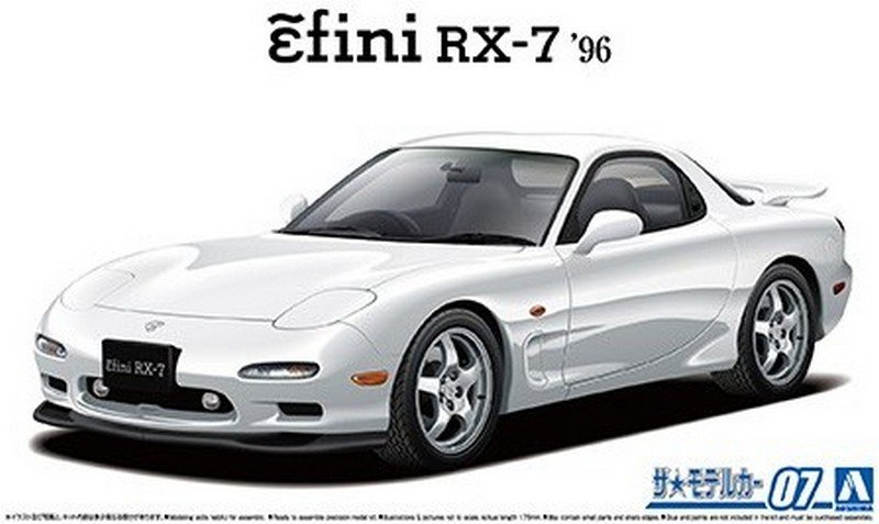 Aoshima 06127 - 1/24 Mazda FD3S Efini RX-7 1996 The Model Car #7