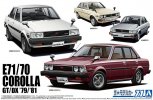 Aoshima 06129 - 1/24 Toyota E71/70 Corolla GT/DX 1979/1981 The Model Car No.71