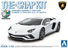 Aoshima 06345 - 1/32 Lamborghini Aventador S (Pearl White) The Snap Kit 12-A