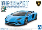 Aoshima 06349 - 1/32 Lamborghini Aventador S (Pearl Blue) The Snap Kit 12-E