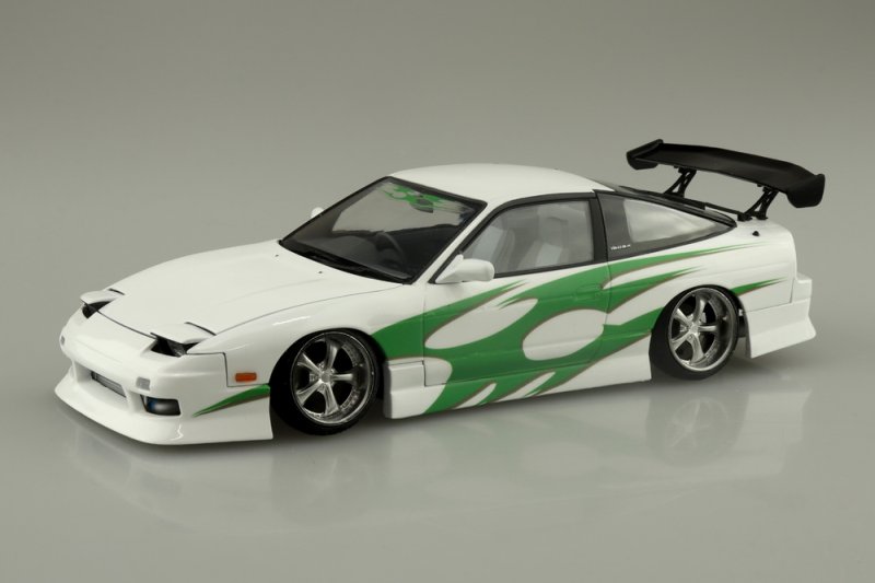 Aoshima 1/24 Scale Model Tuned Car (98) Kit URAS Nissan RPS13