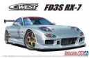 Aoshima 06302 - 1/24 C-WEST FD3S RX-7 1999 Mazda The Tuned Car No.69