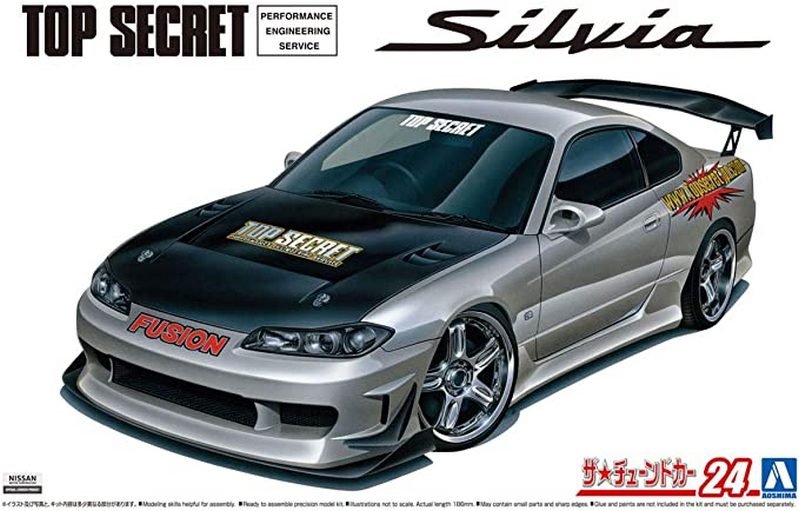 Aoshima 05874 - 1/24 Top Secret S15 Silvia \'99 (Nissan) The Tuned Car #24