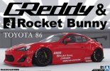 Aoshima 05093 - 1/24 ZN6 Toyota 86 '12 Greddy & Rocket Bunny Enkei Version The Tuned Car No.1