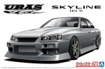 Aoshima 06134 - 1/24 Uras ER34 Skyline 25GT-T '01 The Tuned Car No.20