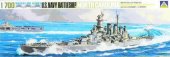 Aoshima #04600 - 1/700 North Carolina U.S. Navy Battleship Water Line Series No.611