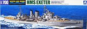 Aoshima 05273 - 1/700 HMS Exeter British Heavy Cruiser No.807 Water Line Series
