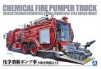 Aoshima 01206 - 1/72 Chemical Fire Pumper Truck Osaka Municipal Fire Department C6 No.1
