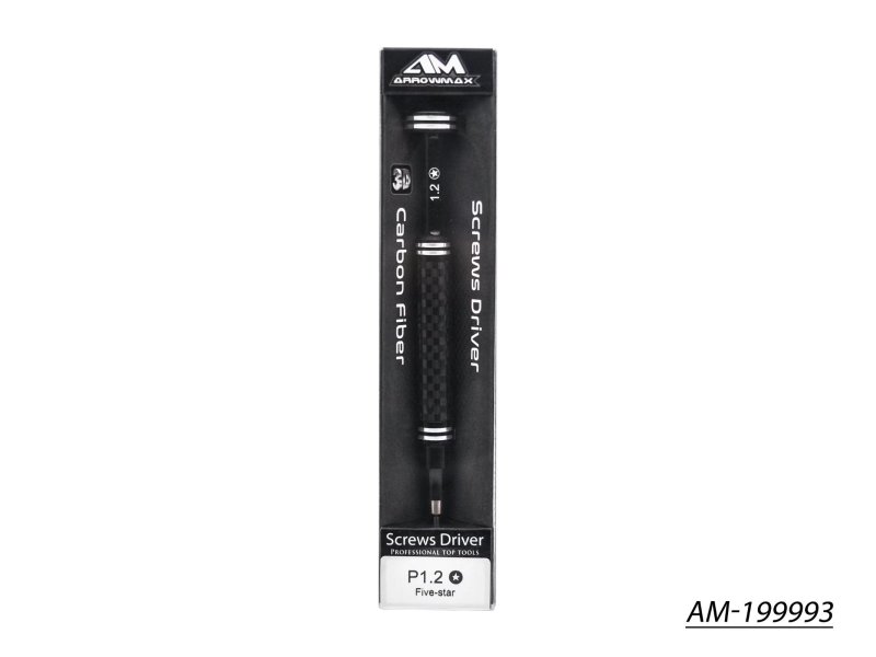 Arrowmax AM Carbon Screwdriver 3D Tip P1.2 Five-star AM-199993