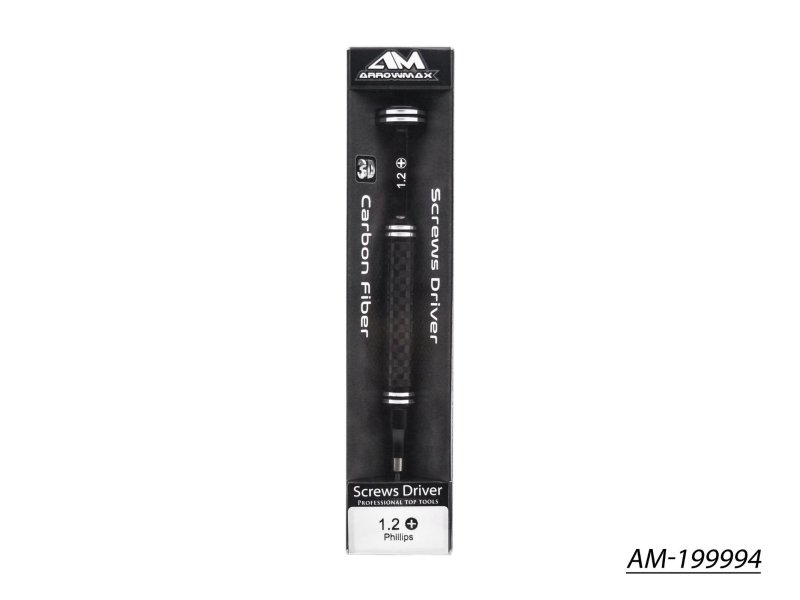 Arrowmax AM Carbon Screwdriver 3D Tip 1.2 Phillips AM-199994