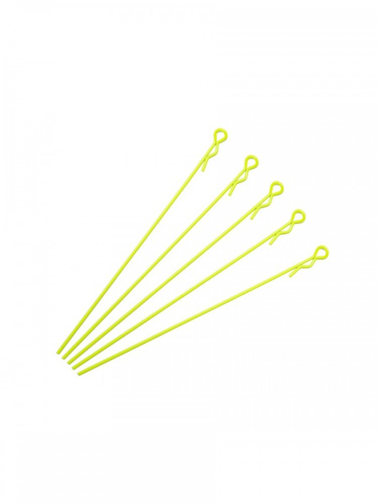 Arrowmax AM-103127 Extra Long Body Clip 1/10 - Fluorescent Yellow (5)