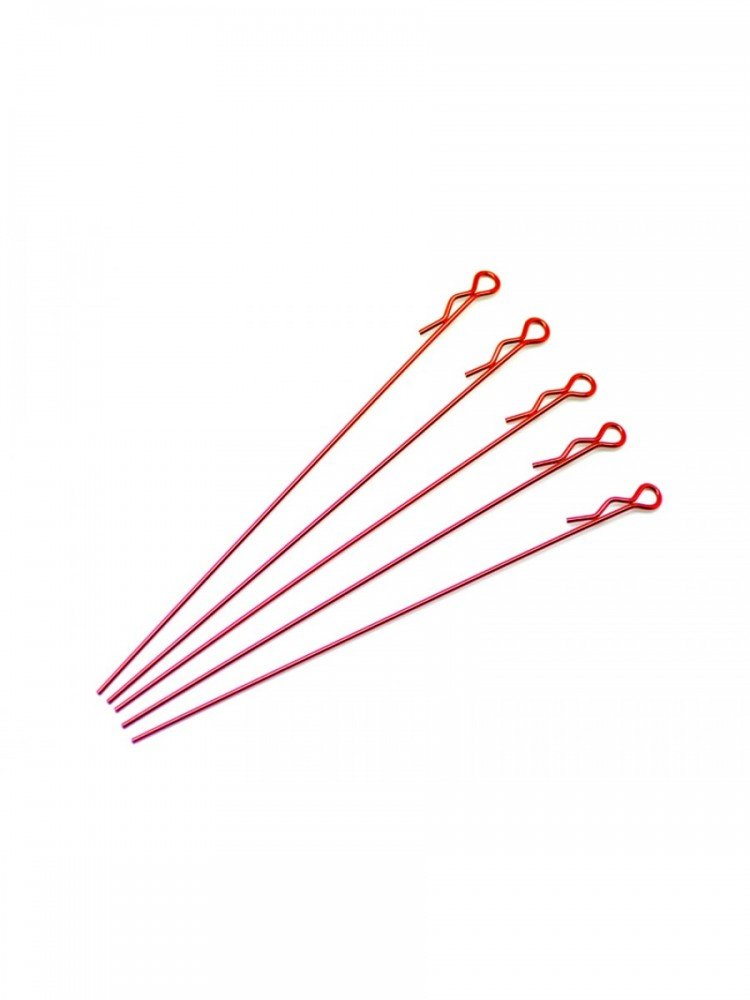 Arrowmax AM-103131 Extra Long Body Clip 1/10 - Metallic Red (5)