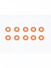 Arrowmax AM-020051 Aluminium Shims 3X6X0.5-Orange (10)