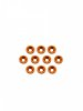 Arrowmax AM-020042 Aluminium M4 Countersink Washer-Orange (10)