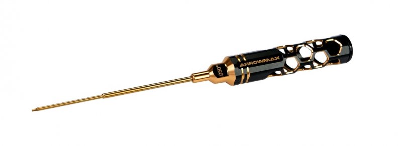 Arrowmax AM-410250-BG Allen Wrench .050 X 120mm Black Golden